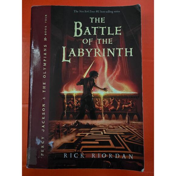 Percy Jackson & the Olympians Book 4: The Battle of the Labyrinth — Rick Riordan - Picture 1 of 12